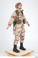  Photos Army Man in Camouflage uniform 7 20th century US Army a poses camouflage whole body 0008.jpg